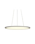 Round LED Panel Pendant White