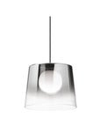 Fade glass pendant light chrome - Lightness NZ