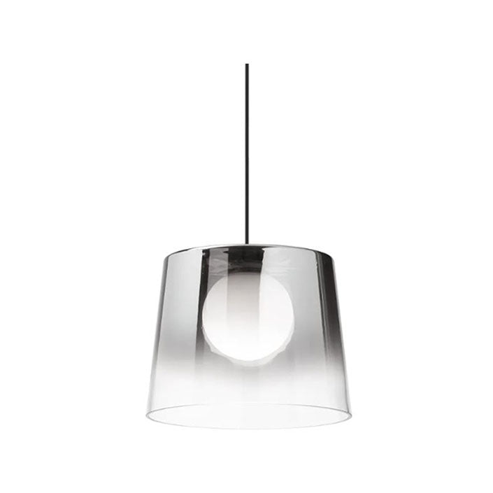 Fade glass pendant light chrome - Lightness NZ