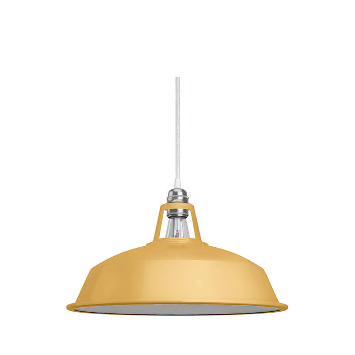 Harbour yellow metal lamp shade - Lightness NZ - CC KPAM09MU