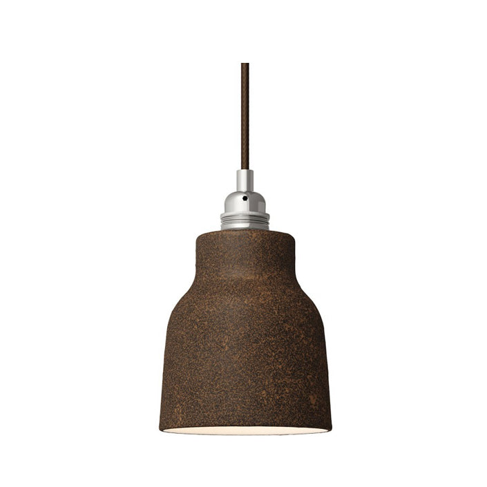 Maria Ceramic brown ceramic pendant light - Lightness NZ - CC EKBIRUBI