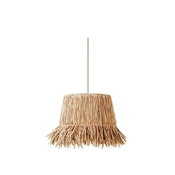 Raffia Honolulu raffia lamp shade - Lightness NZ - CC PAN01-NAT