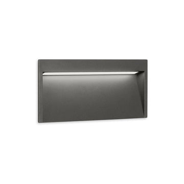 Slim grey metal wall light - Lightness NZ - A5150011GT